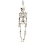 Livingandhome Halloween hanging skeleton 30cm, posable limbs (British brand)