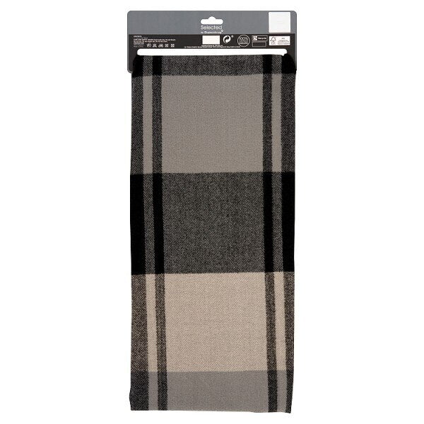 Superdrug Selected Scarf Black Check