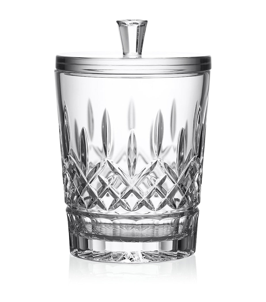 Waterford Lismore crystal biscuit barrel 19.5cm, UK version