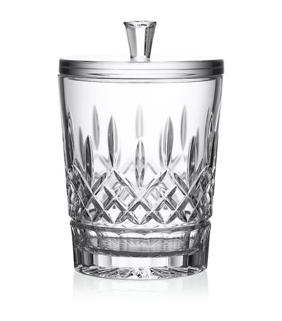 Harrods Waterford Lismore Crystal Biscuit Barrel 19.5cm x 13cm- Buy online at McGrocer