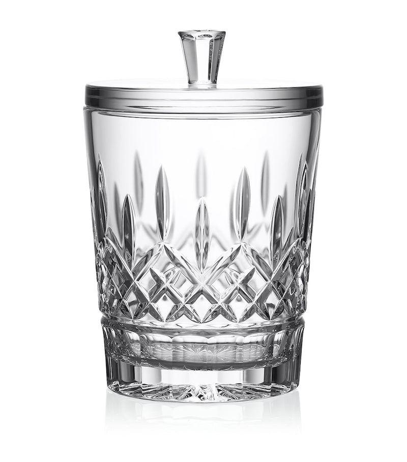 Waterford Lismore crystal biscuit barrel 19.5cm, UK version