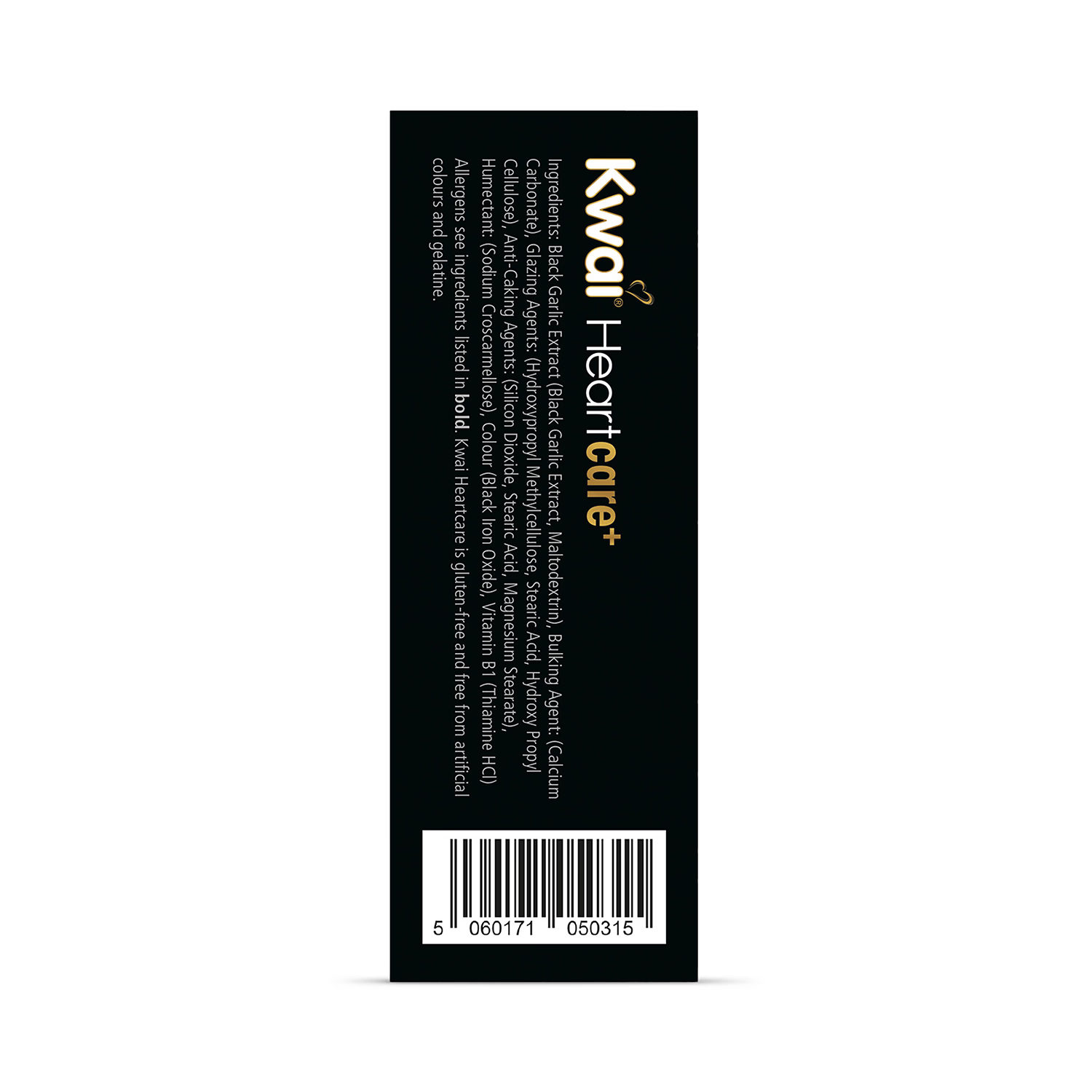 Kwai Heartcare Garlic Vitamin B1 100 tablets, UK version