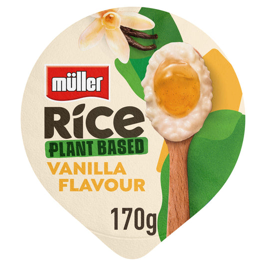 Muller Plant Based Rice Vanilla Dessert 170g GOODS Sainsburys   