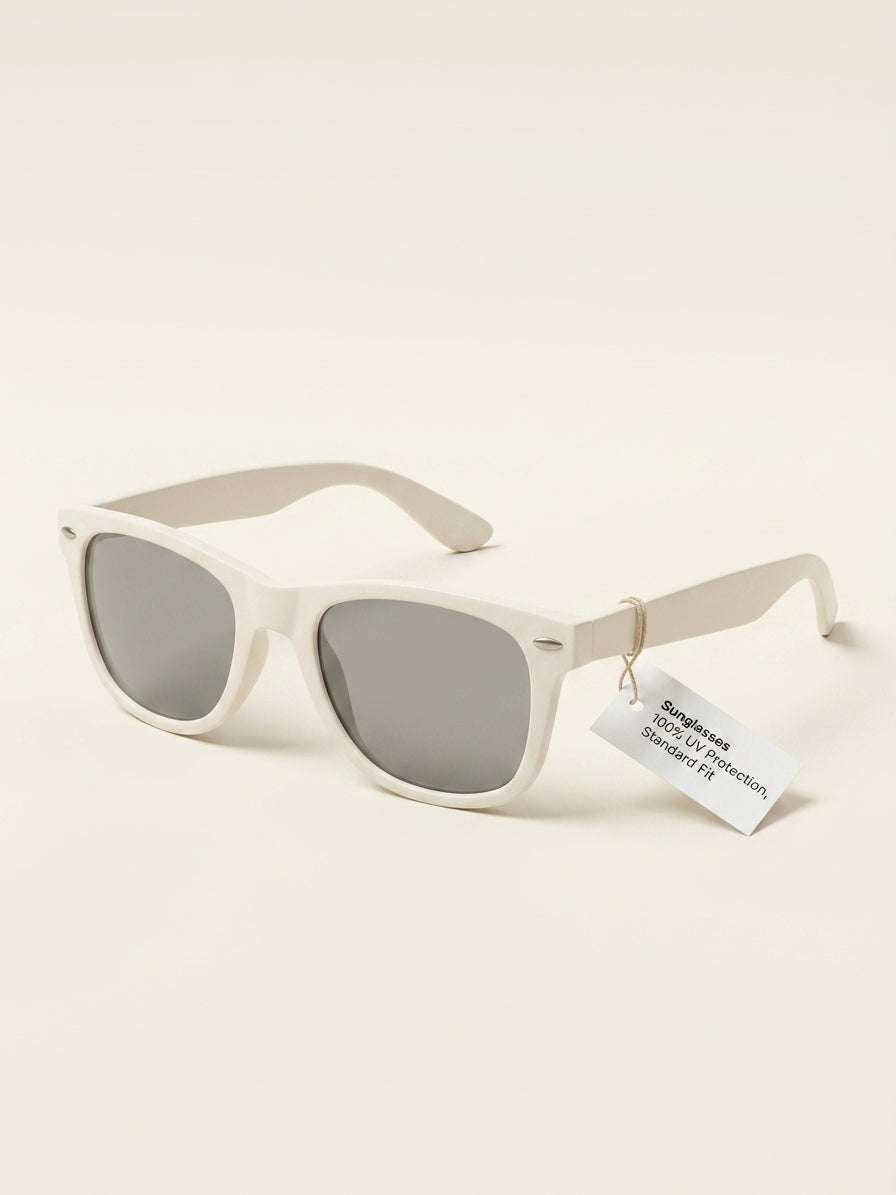 Prada cat's eye sunglasses matte white marble (British brand)