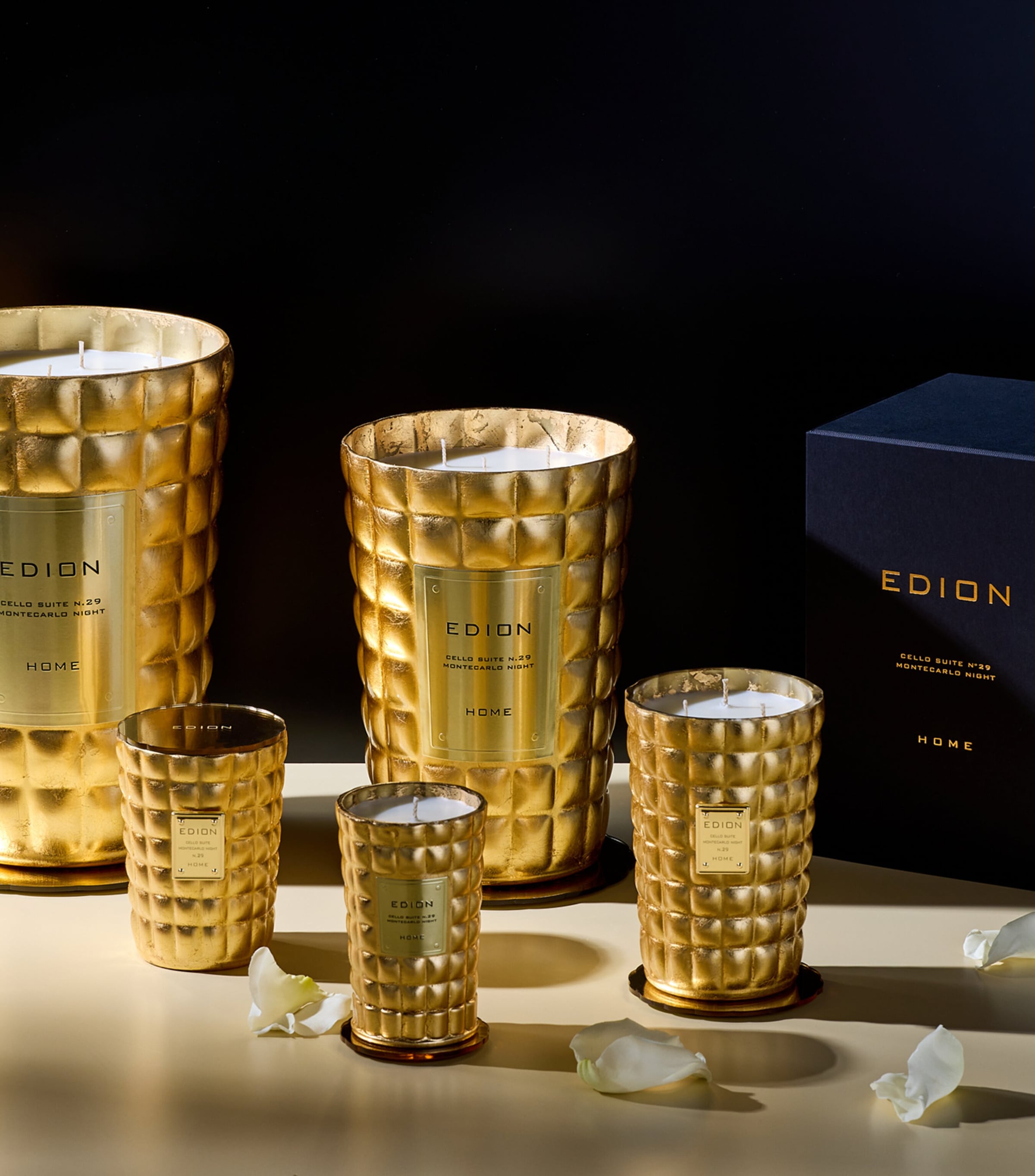 EDION Montecarlo Night candle 500g - British product