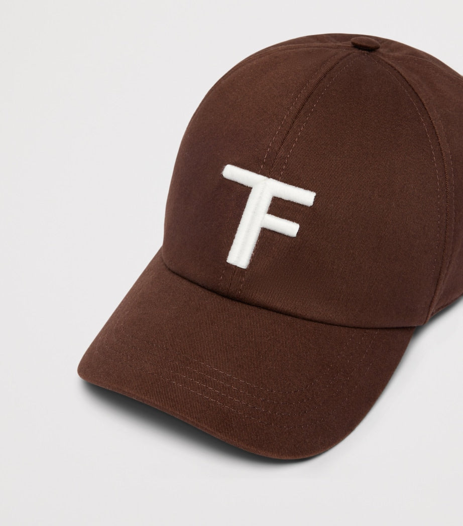 TOM FORD cotton logo baseball cap, imported from the UK