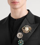 Dolce&Gabbana rhinestone brooch, UK version