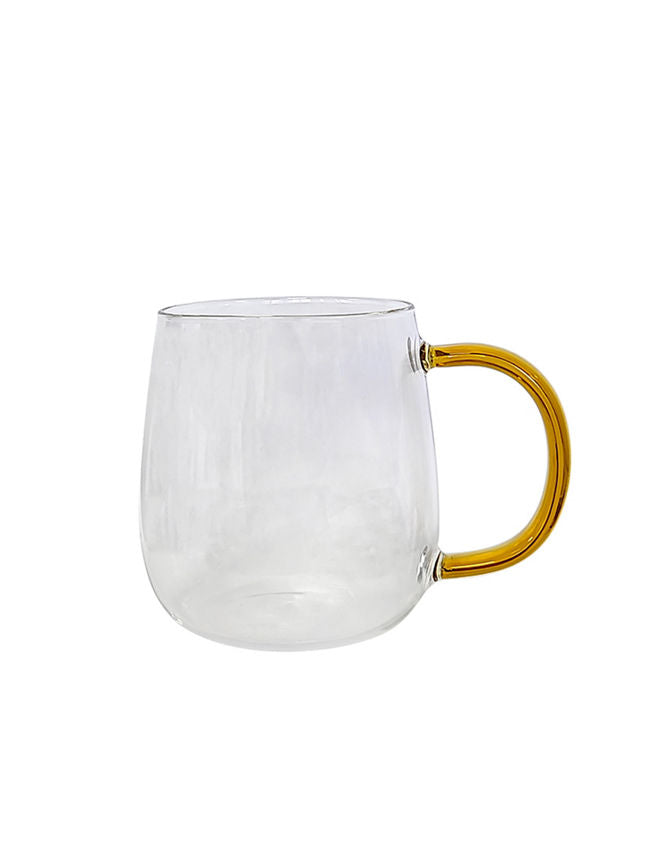 George Home Yellow Handled Glass Mug GOODS ASDA   