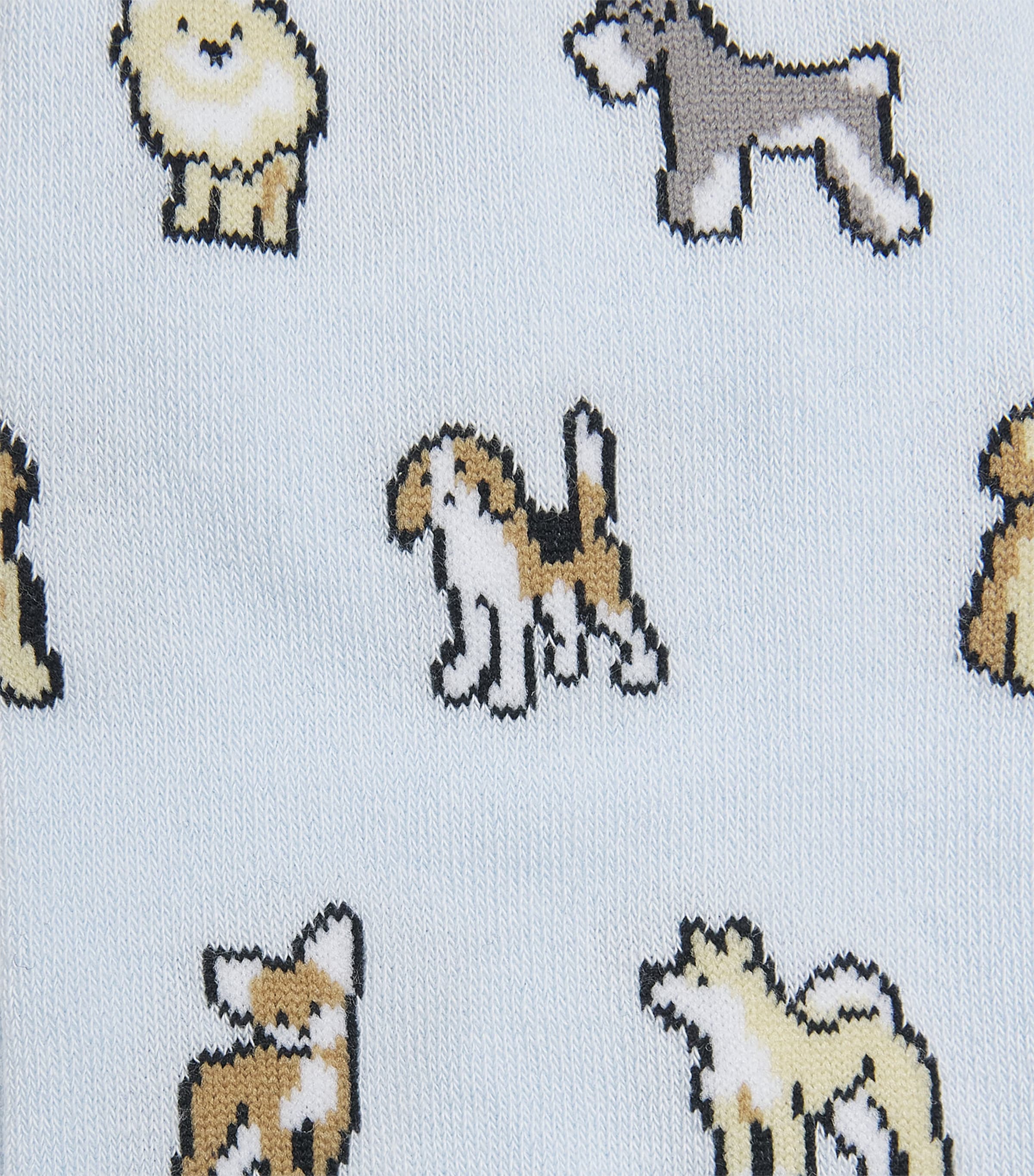 Paul Smith dog socks with canine patterns (British brand)