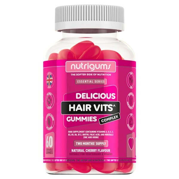 Nutrigums Hair Vitamin Complex Cherry Flavour - 60 Gummies GOODS Superdrug   