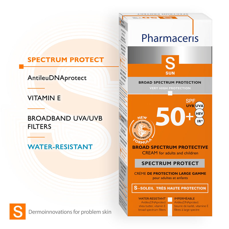 Pharmaceris S sun protection cream SPF 50 50ml - British product