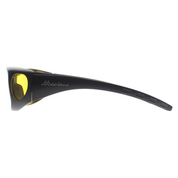 Montana fitover sunglasses black polarized yellow lenses - British product
