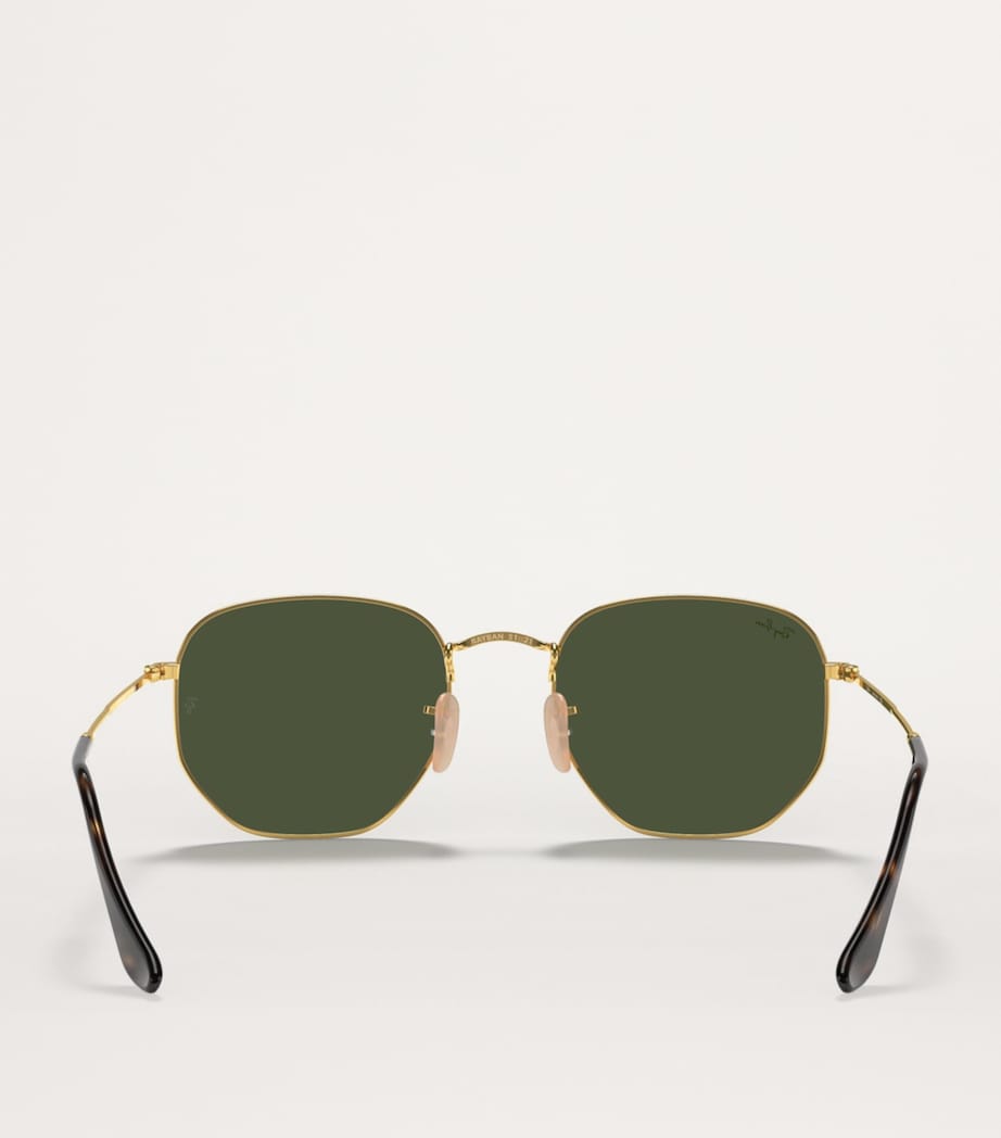 Ray-Ban RB3548N hexagonal metal sunglasses (British brand)