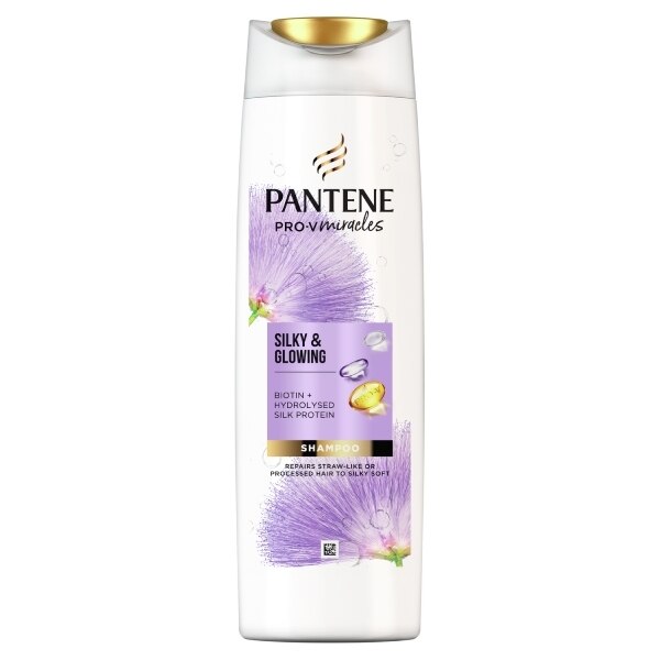 Pantene Miracles Silky & Glowing Biotin Hair Shampoo, 400ml GOODS Superdrug   