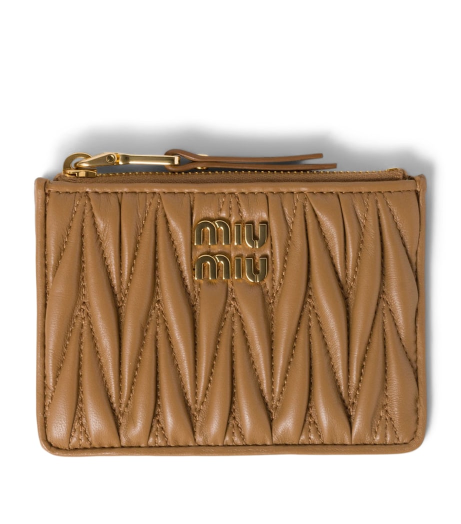 Miu Miu matelassé card holder H8cm W11cm - British product
