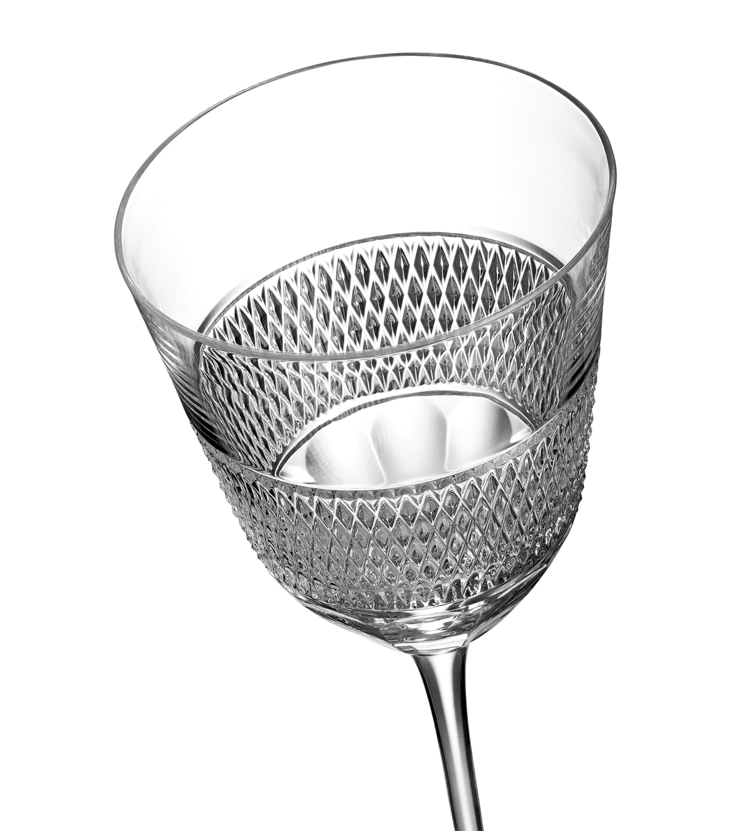 Waterford crystal white wine glasses set of 2, 370ml capacity (British brand)