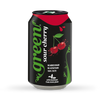 Green sour cherry soda 330ml (British brand)
