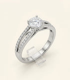 Cartier Juste Un Clou white gold pavé diamond ring (British brand)