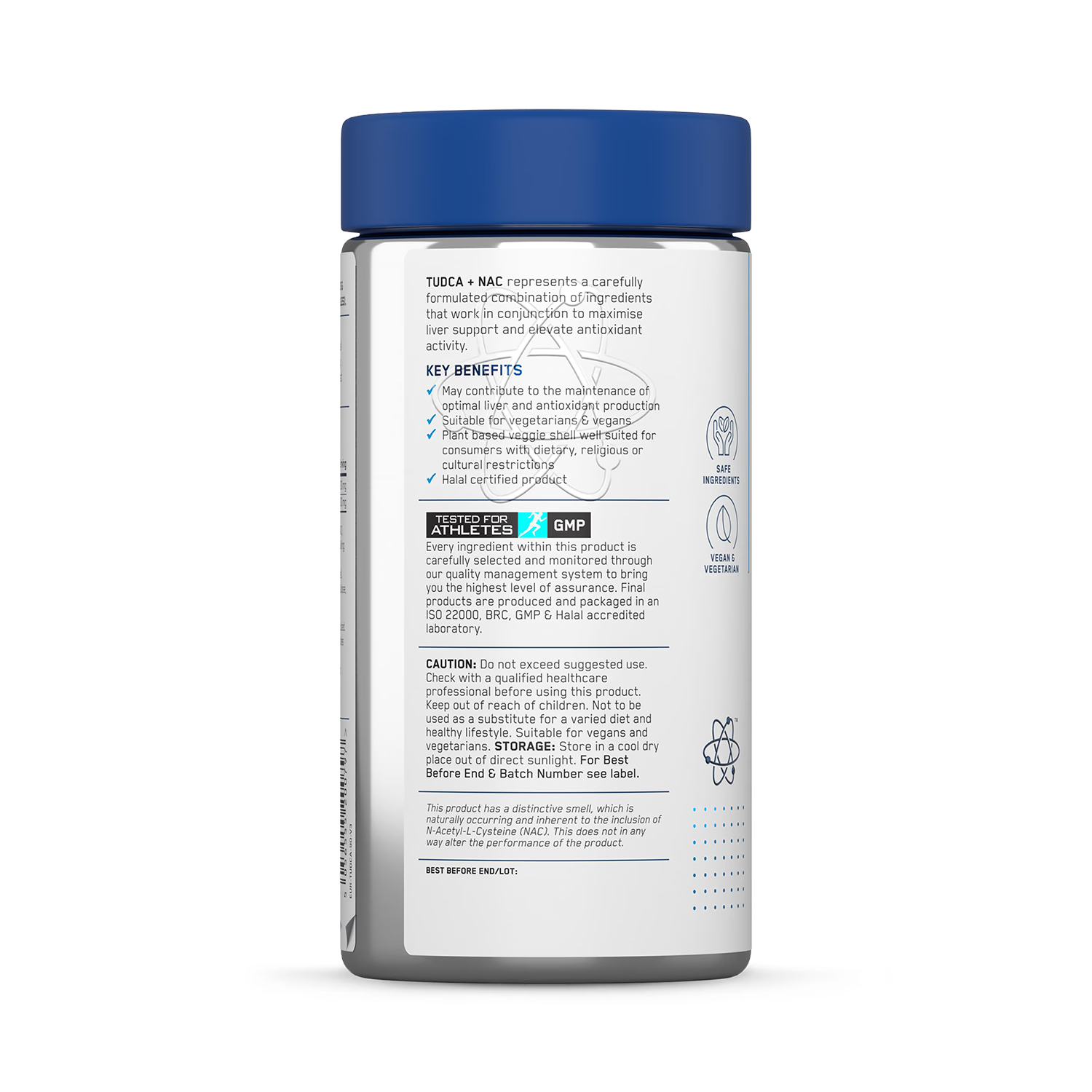 Liver supplement TUDCA NAC 90 capsules (British brand)