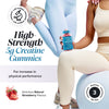 Novomins creatine gummies strawberry sugar free 90 gummies - British product