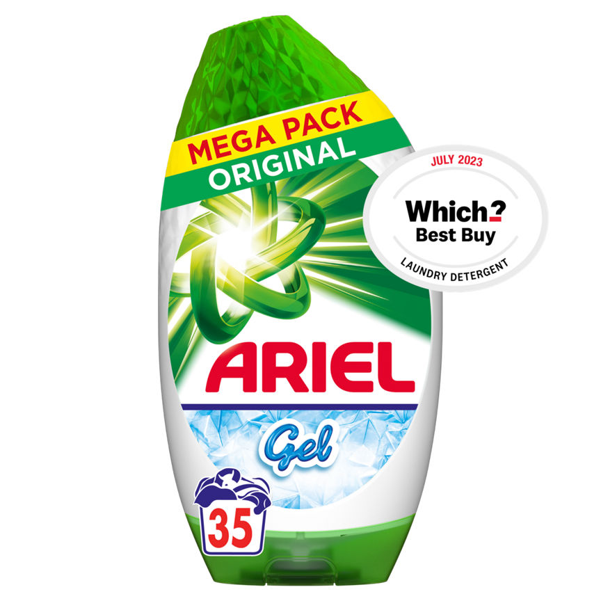 Ariel Washing Liquid Laundry Detergent Original Gel, 35 Washes General Household ASDA   