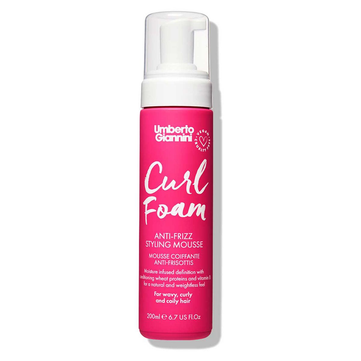 Umberto Giannini Curl Volume Foam 200ml GOODS Boots   