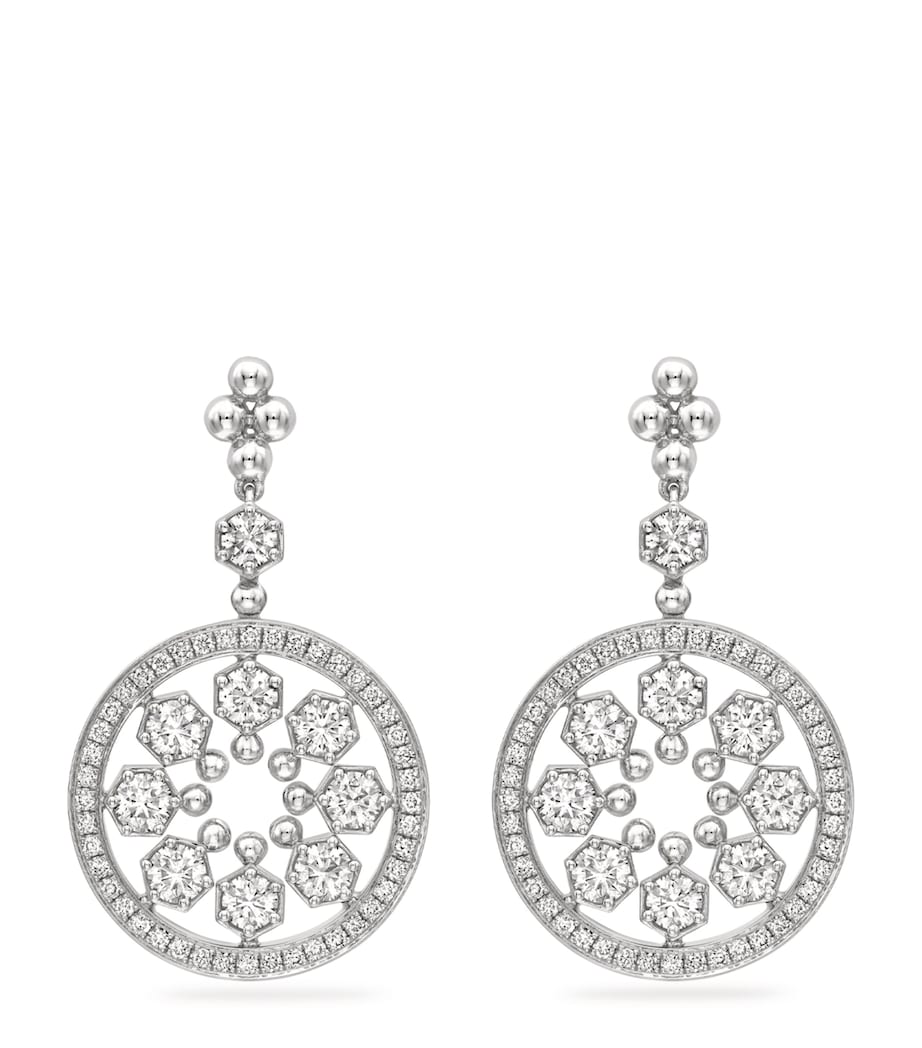 Boodles white gold diamond earrings - British product