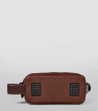 Aspinal of London Leather Reporter wash bag - British product