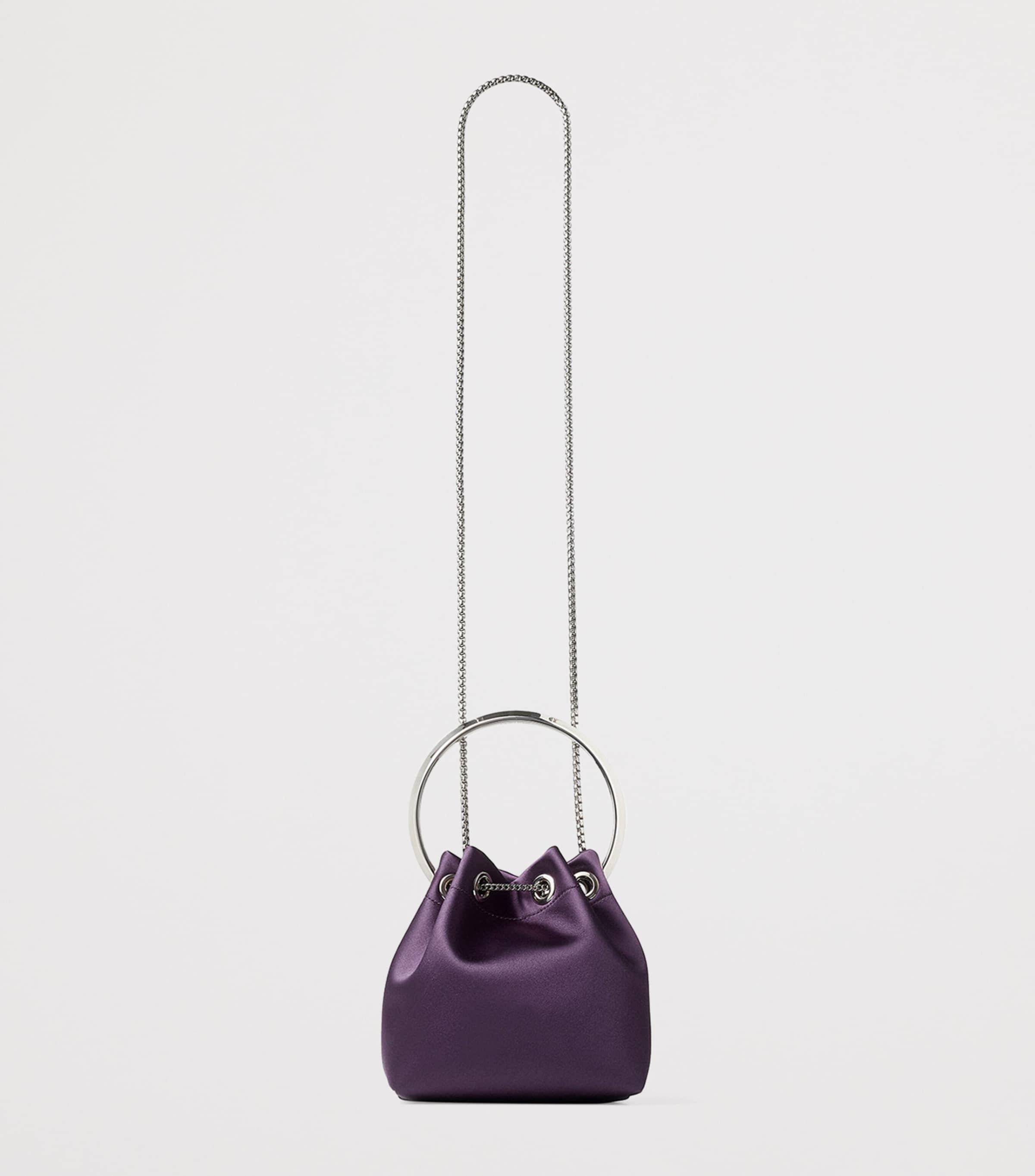 Jimmy Choo Bon Bon satin top-handle bag, UK version