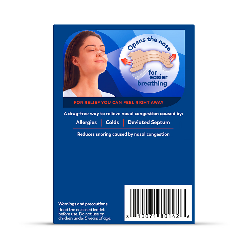 Breathe Right Nasal Strips Extra Strength 8 Count, UK version