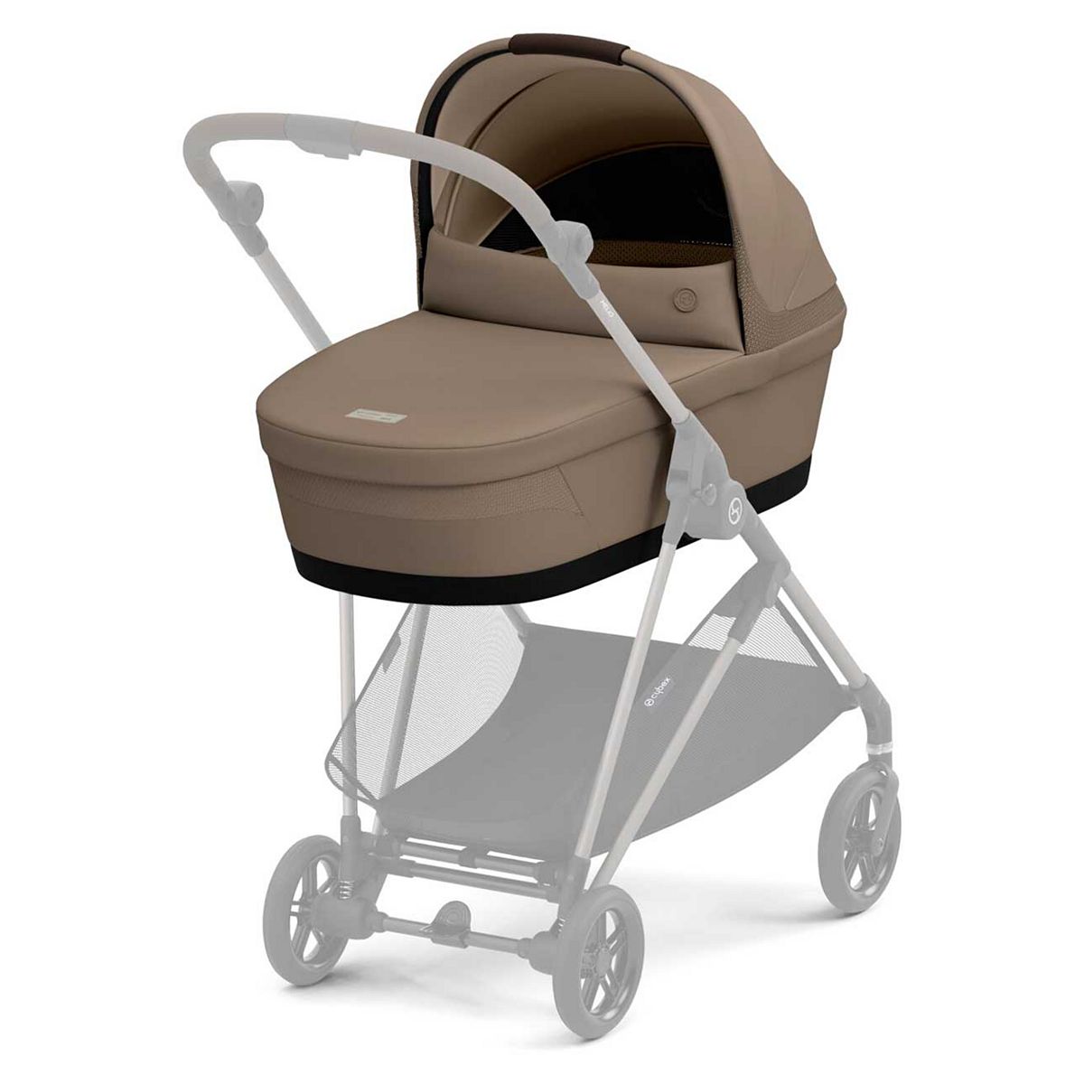 Cybex Melio Pushchair Carrycot 2023 - Seashell Beige GOODS Boots   