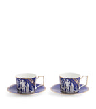 Wedgwood Renaissance teacup and saucer set of 2 (British brand)