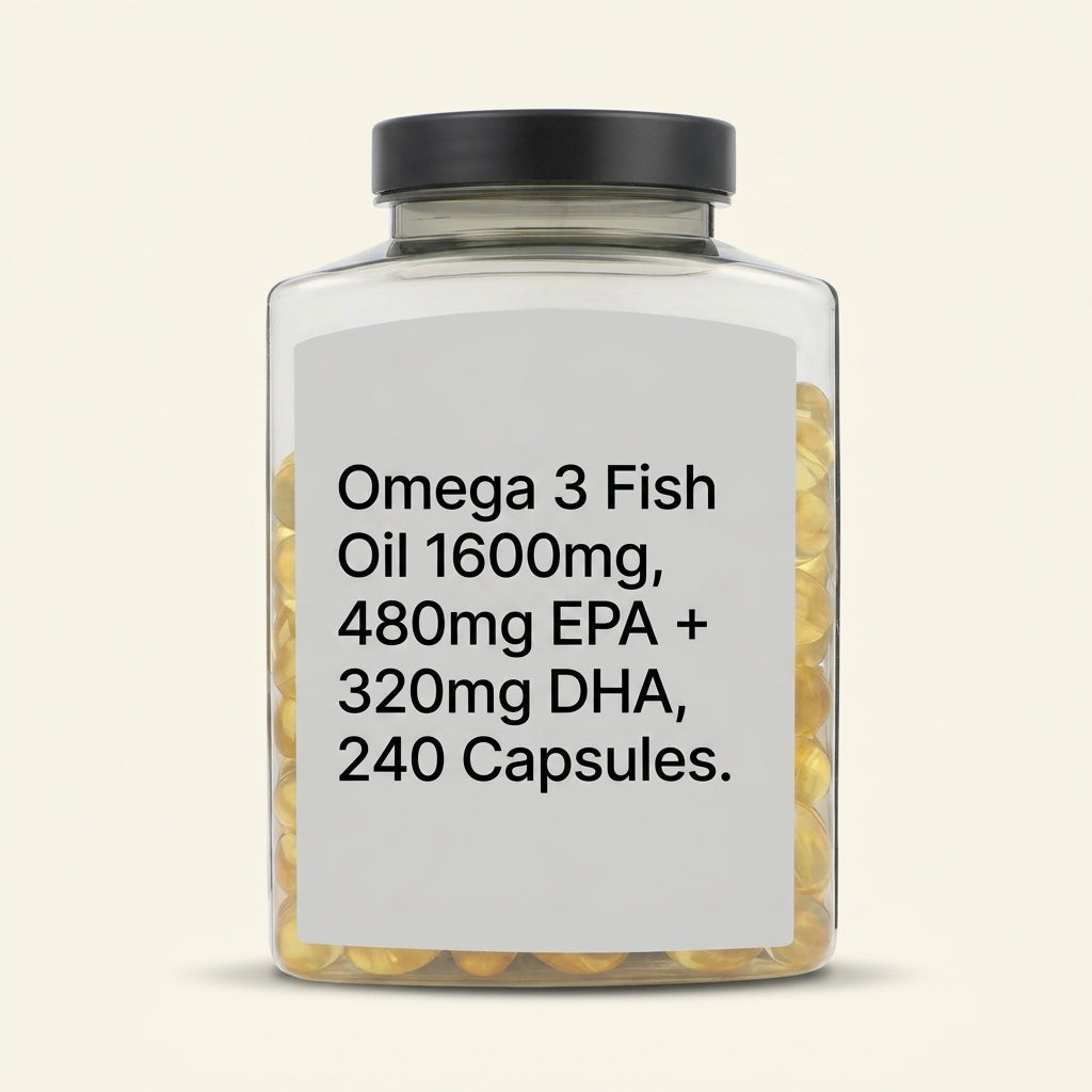 Holland & Barrett Omega 800mg fish oil 240 capsules (British brand)