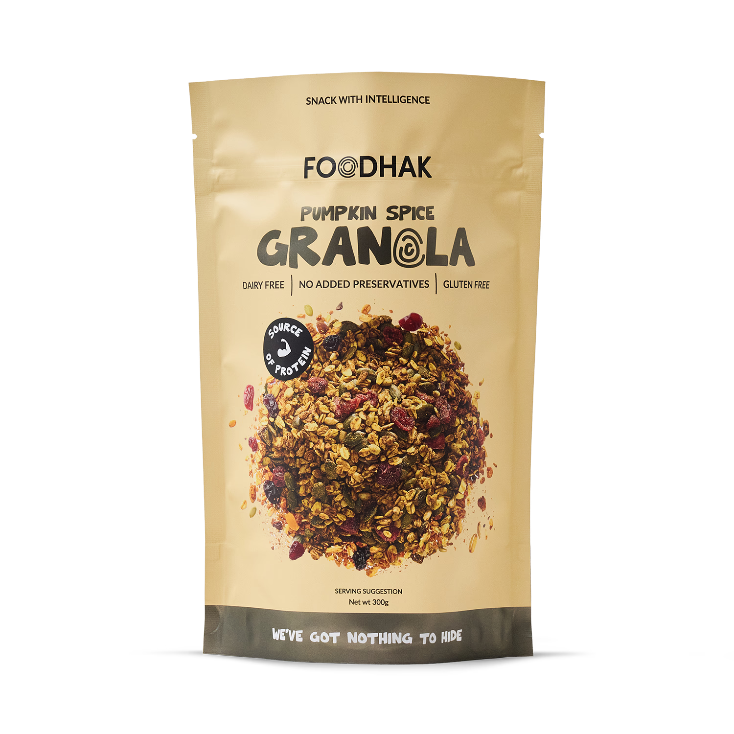 Pumpkin Spice Granola gluten-free oats maple syrup - British product