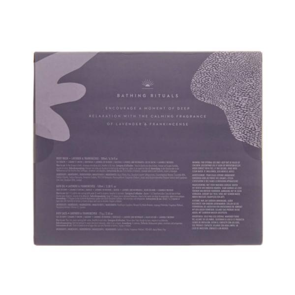 Wanderflower Bathing Rituals Set Lavender Frankincense (British brand)