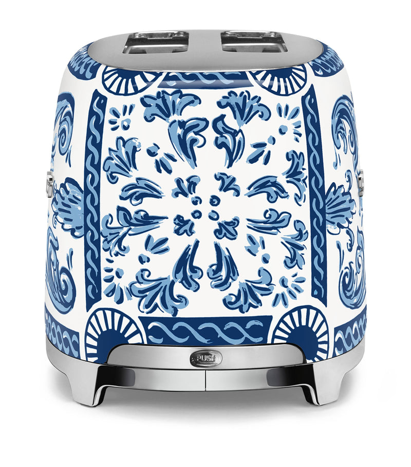 Smeg x Dolce & Gabbana Blu Mediterraneo 2-slice toaster (British brand)