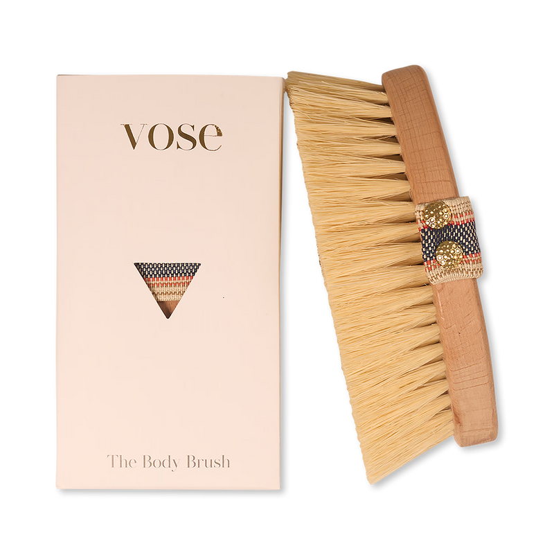 Vegan cactus bristle dry body brush - British product