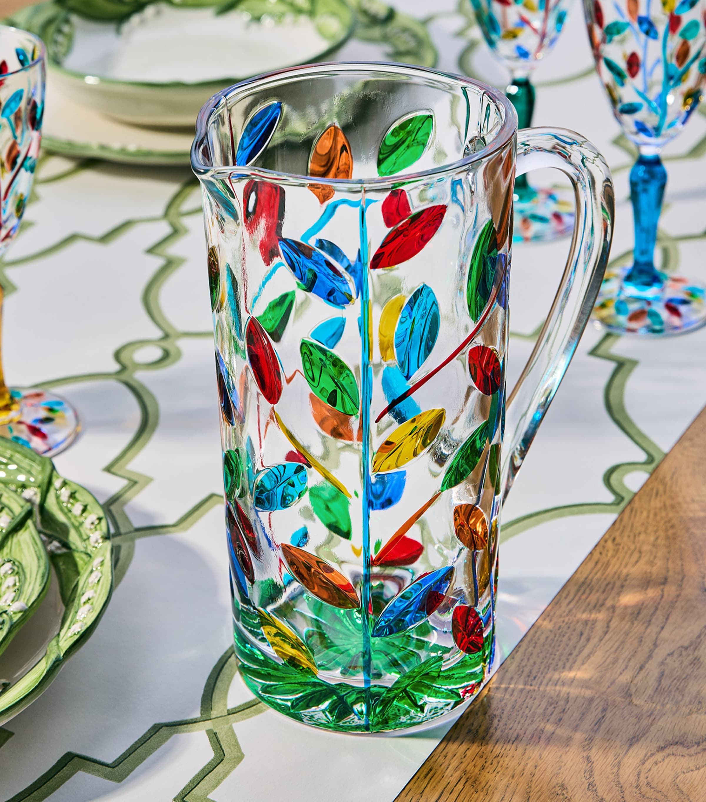 Les-Ottomans Murano Crystal Jug, UK version