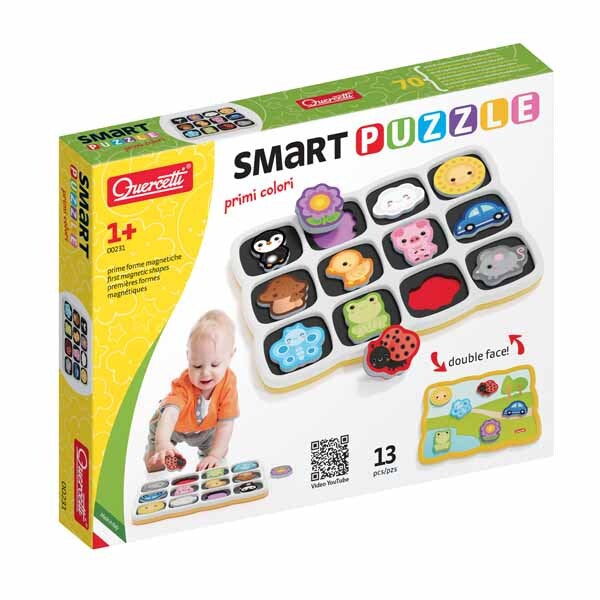 Quercetti Smart Puzzle First Words & Colours - British product