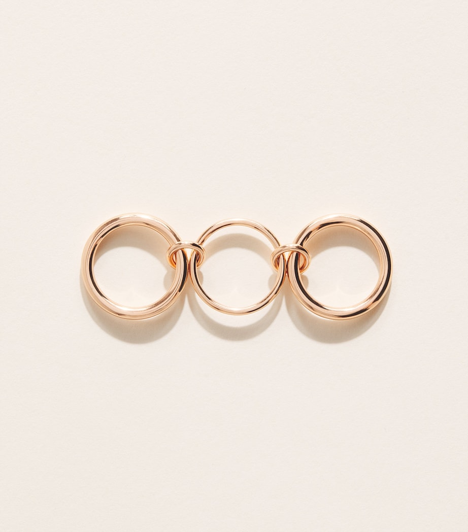 Spinelli Kilcollin Petite Rose Gold Waage Ring, importiert aus dem Vereinigten Königreich