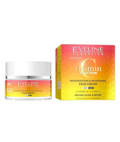 Superdrug Eveline Vitamin C Regenerating and Nourishing Face Cream- Buy online at McGrocer