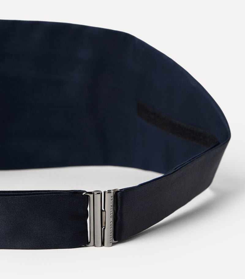 Brunello Cucinelli cummerbund cotton-silk, imported from the UK