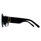 Marc Jacobs women's square frame black gradient sunglasses - British product