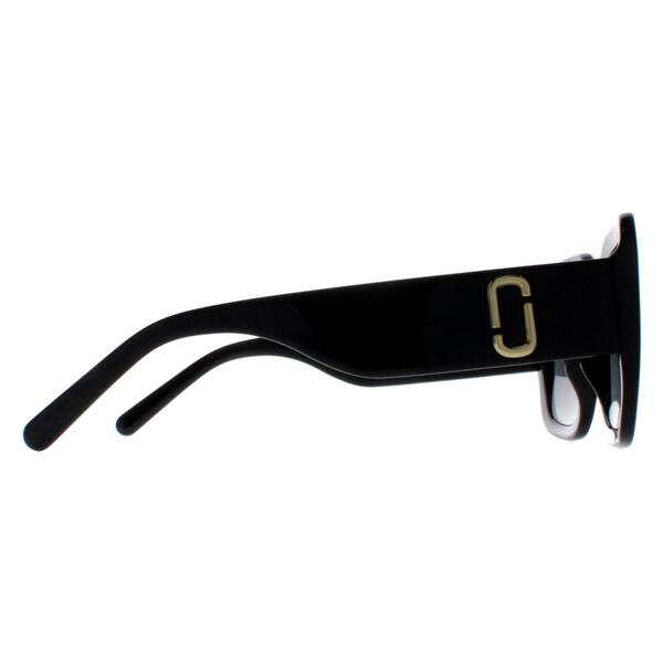 Marc Jacobs women's square frame black gradient sunglasses - British product