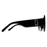 Marc Jacobs women's square frame black gradient sunglasses - British product