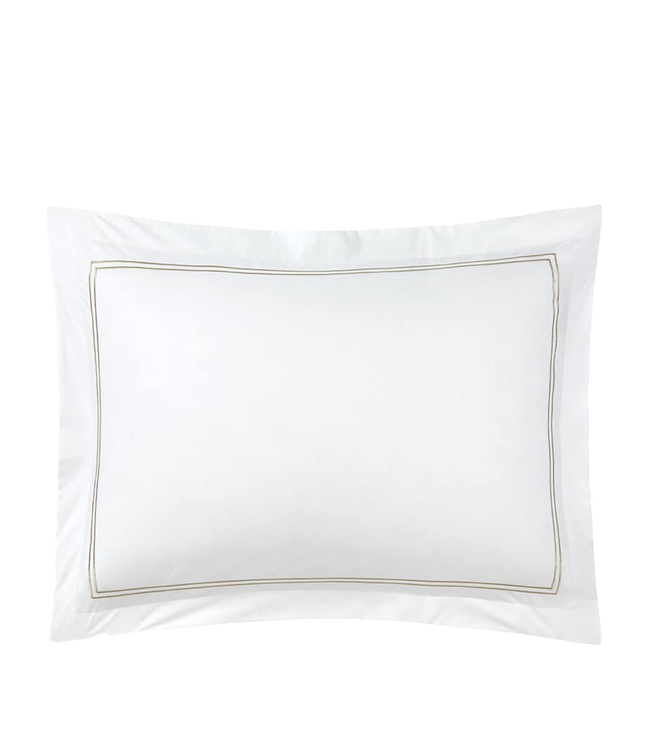 Yves Delorme Organic Cotton Duo Standard Oxford Pillowcase 50cm x 75cm (British brand)