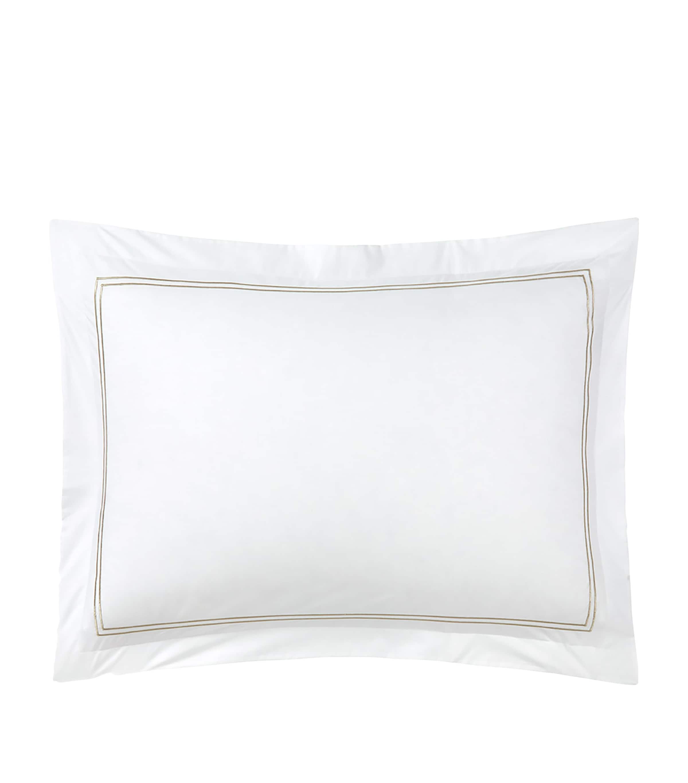 Yves Delorme Organic Cotton Duo Standard Oxford Pillowcase 50cm x 75cm (British brand)