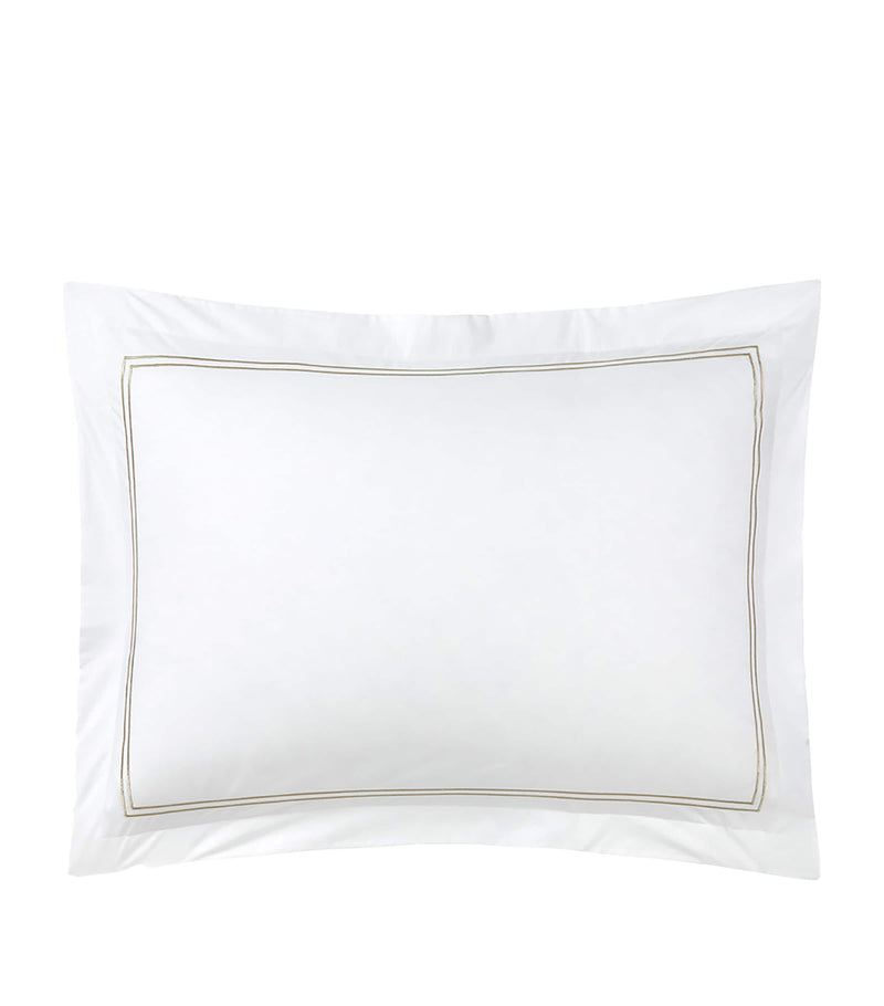 Yves Delorme Organic Cotton Duo Standard Oxford Pillowcase 50cm x 75cm (British brand)