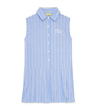 Off-White Kids cotton stripe arrows dress 4-12+ years, imported from the UK
