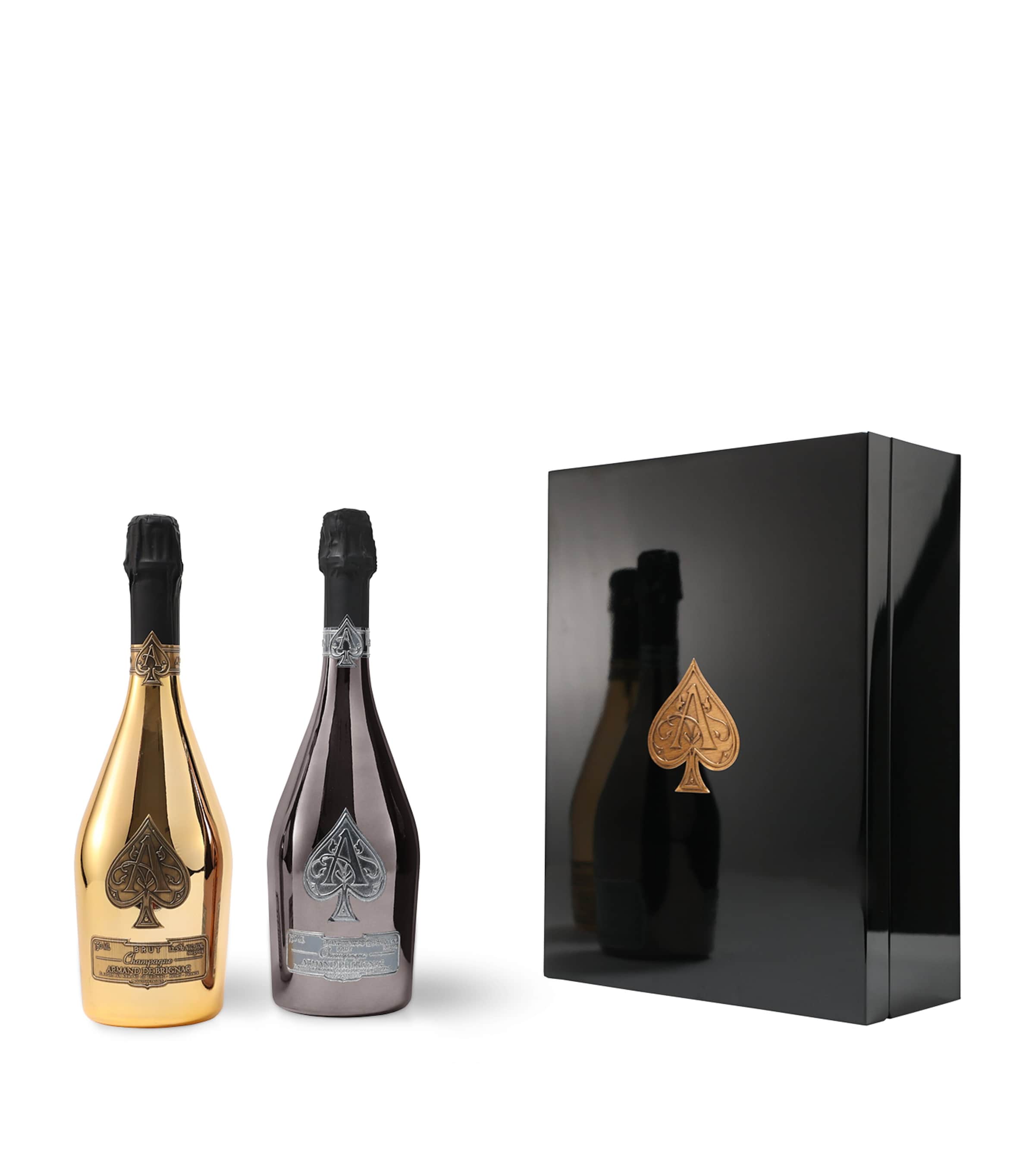 Armand De Brignac Brut Gold and Blanc de Noirs Champagne - British product